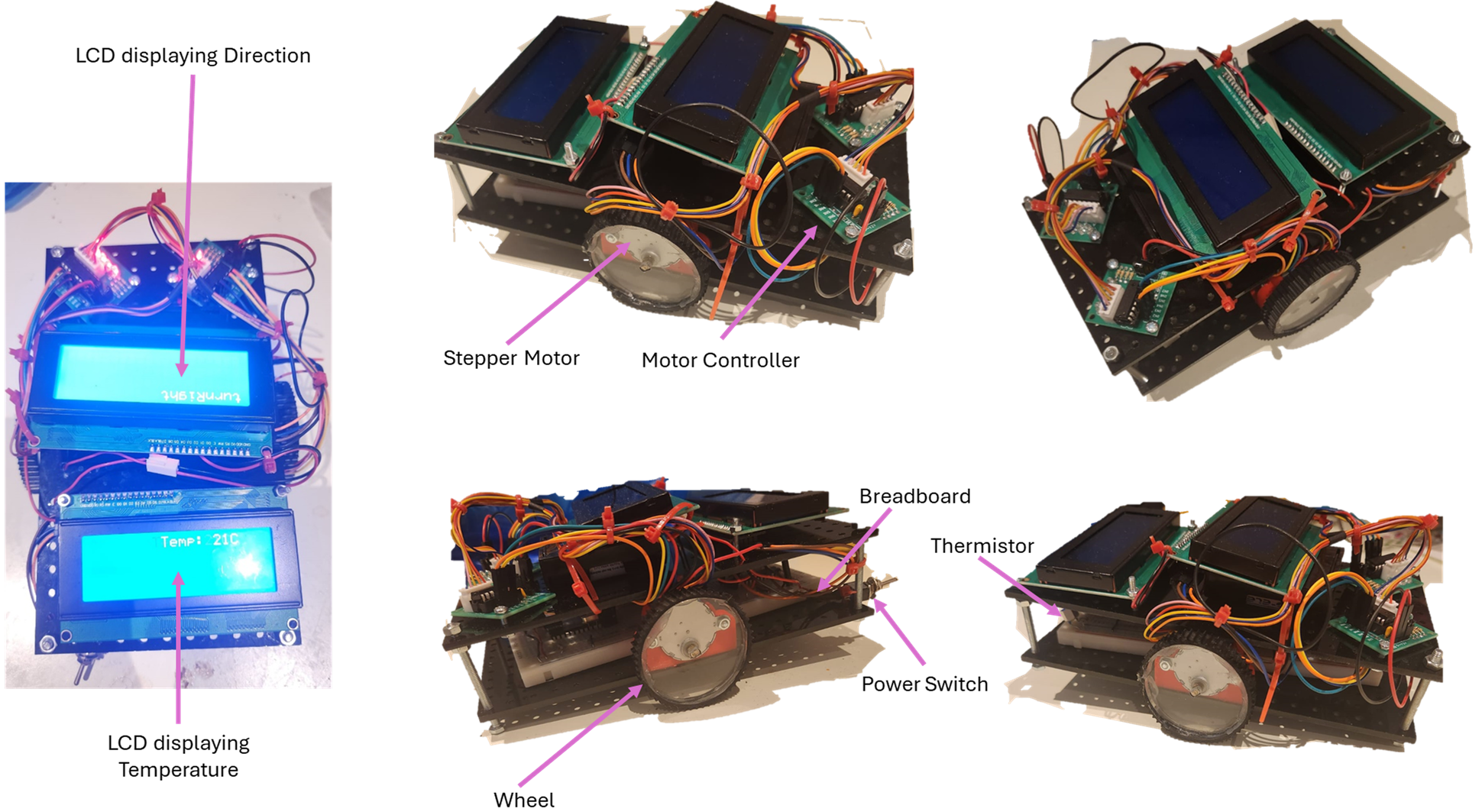 Autonomous Mobile Sensor Buggy & Dual-Display Embedded C System — system architecture and implementation