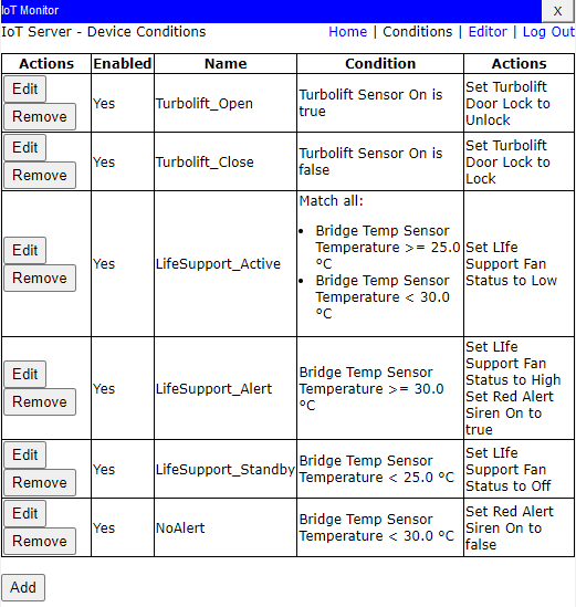 Automated IoT Sensor Logic