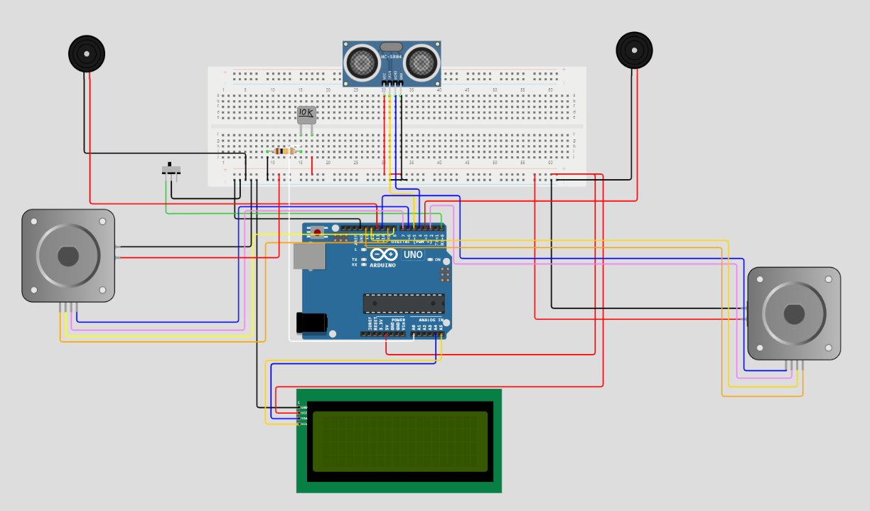 Full Circuit Wiring & Microcontroller Schematic